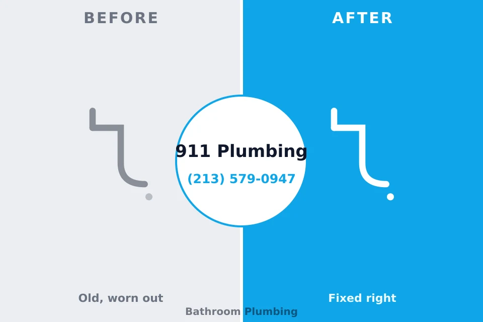 Before and after: plumbing company Piney Mountain, VA